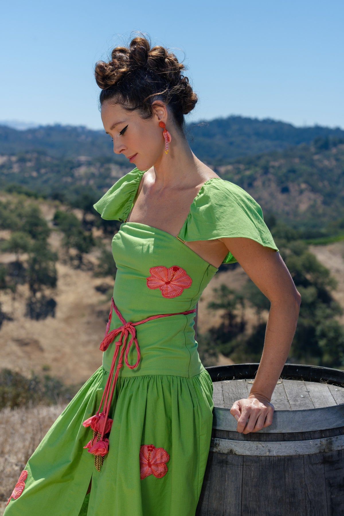 The Prana Bloom Linen Dress, campaign look 19