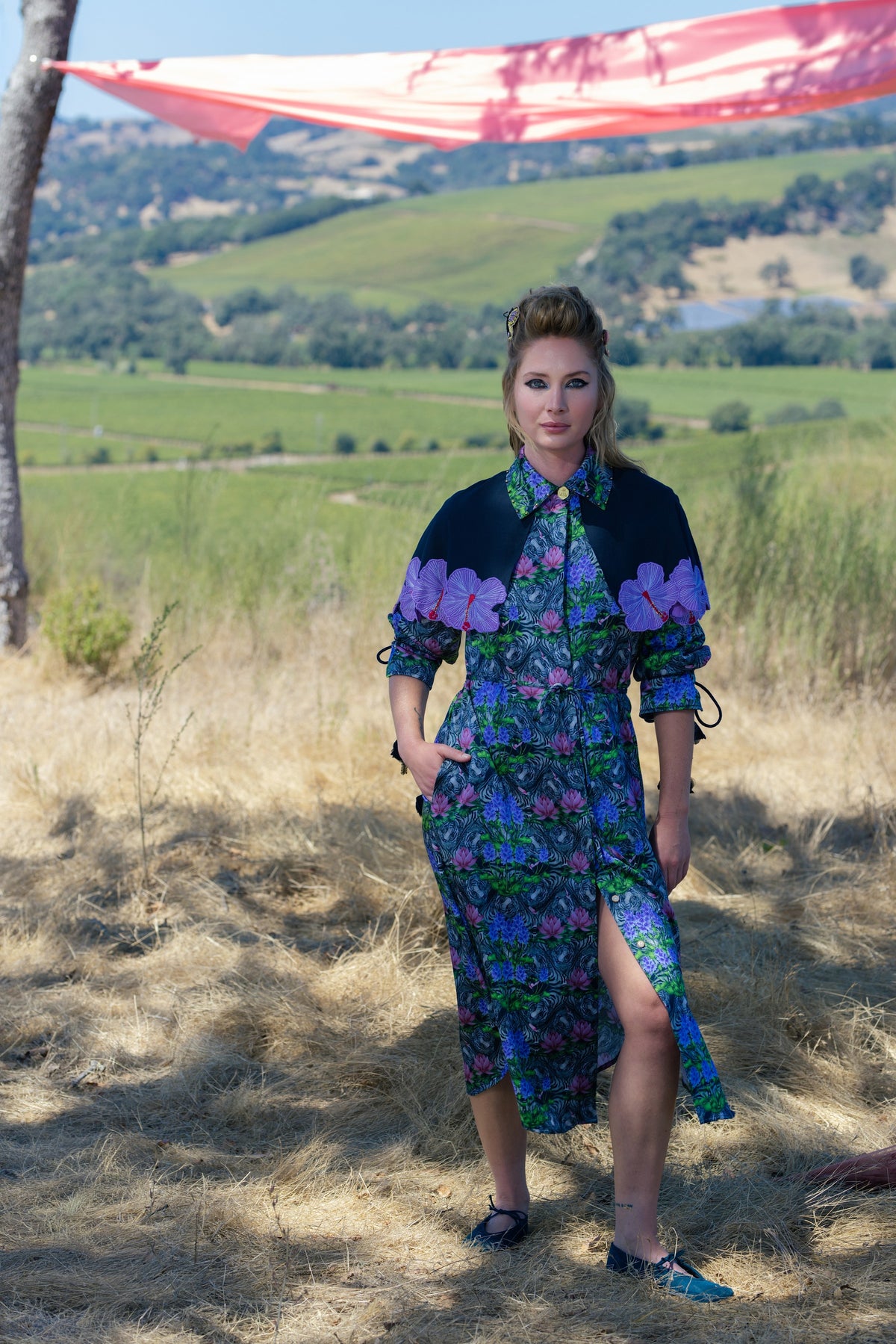 Tiger Garden Shirtdress, campaign look 21