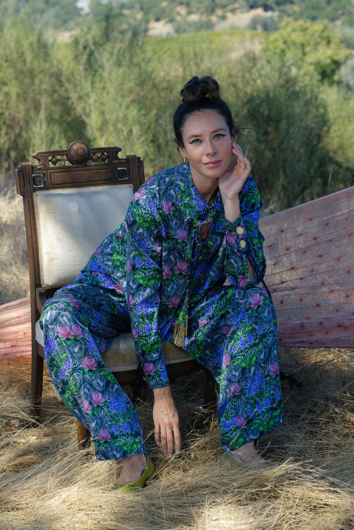 Tiger Garden Pleat Front Pant, campaign look 23