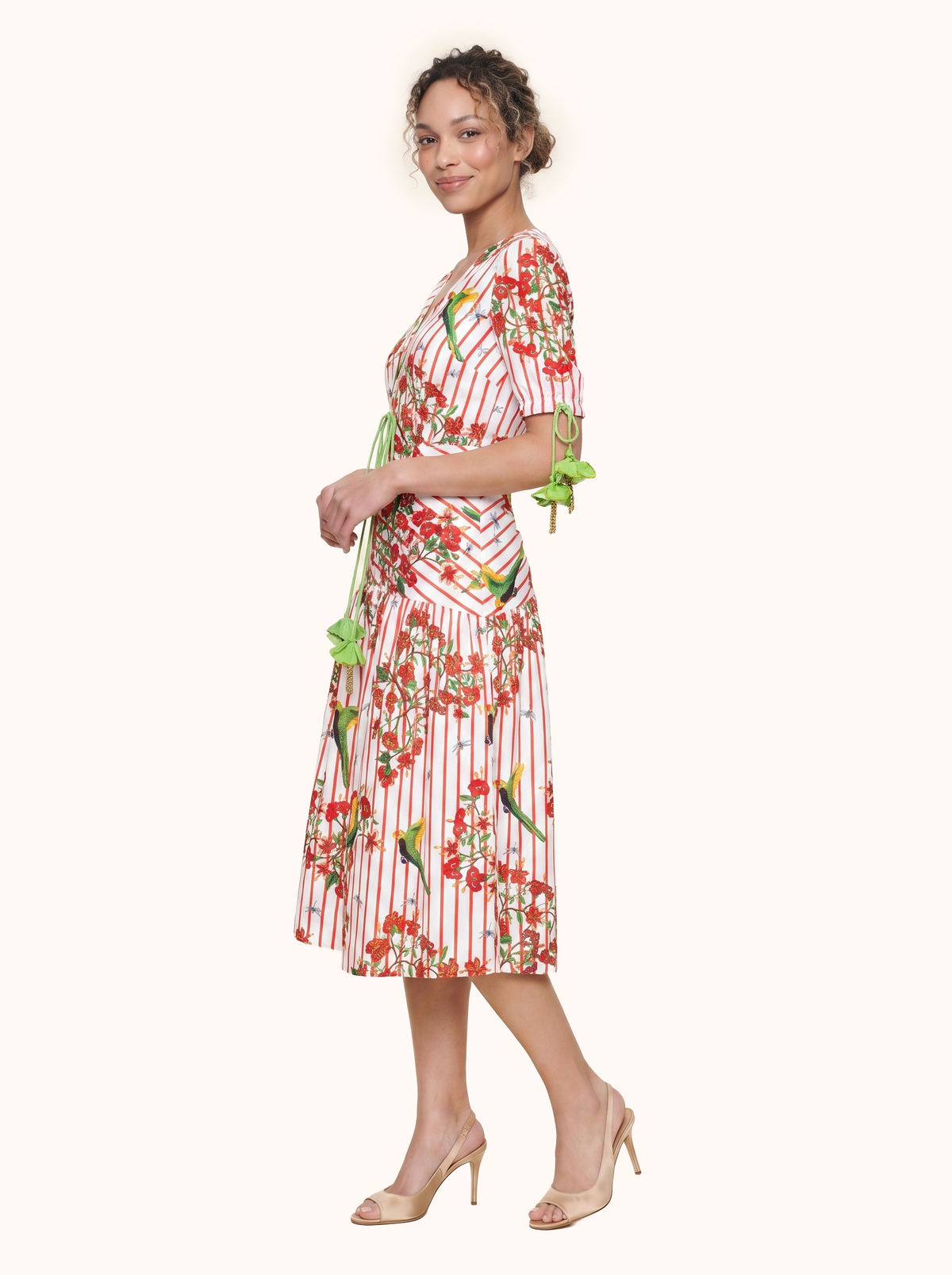 The Maya Striped Cotton Dress