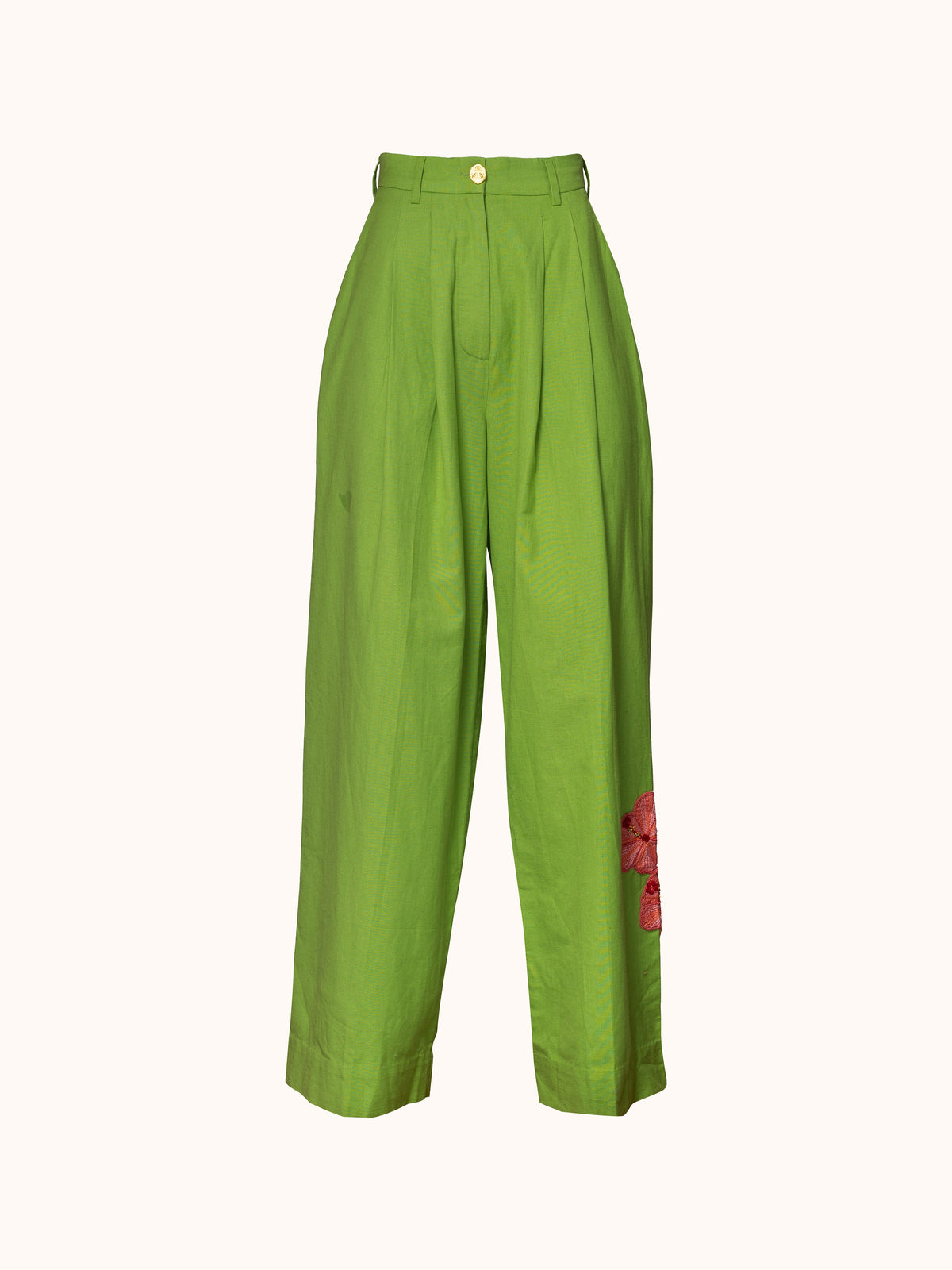 Ashaki The Prana Bloom Linen Pant - ghost mannequin front