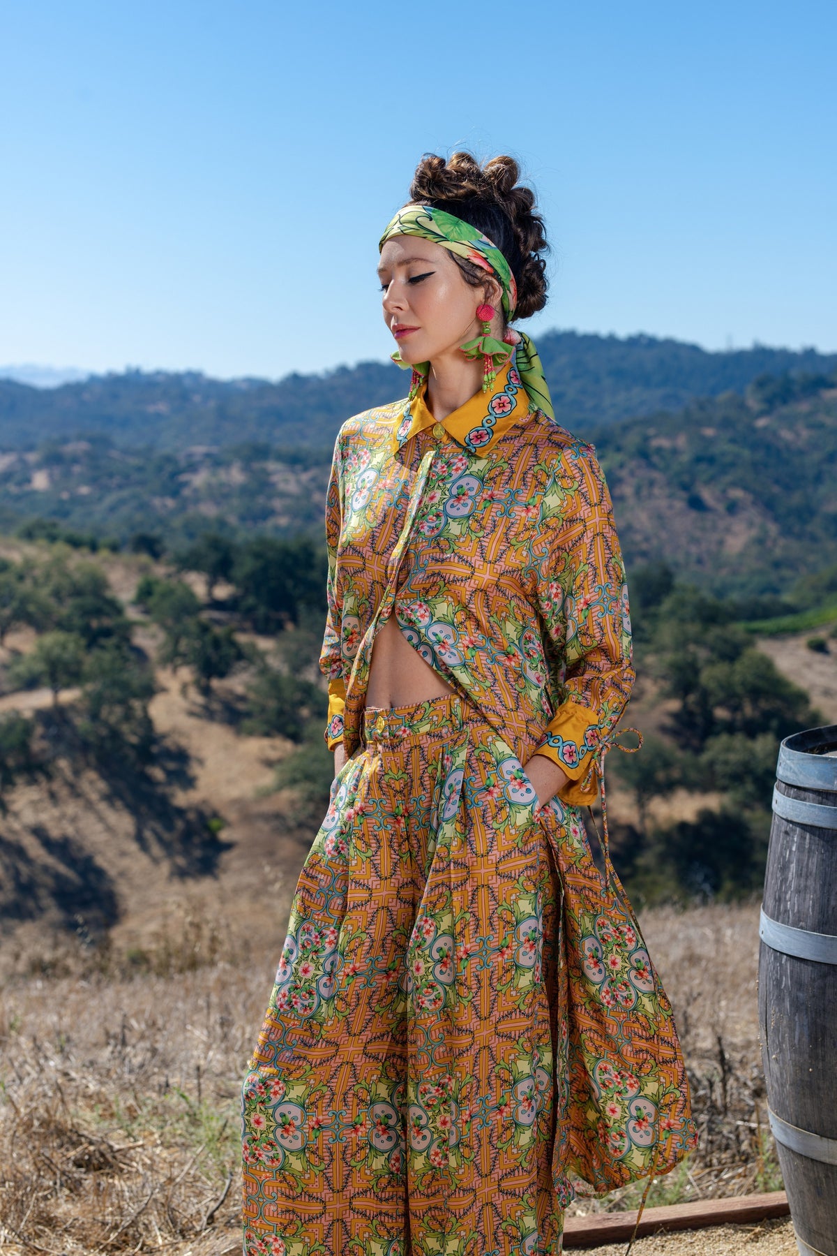 English Bloom Resort Shirtdress, campaign look 16