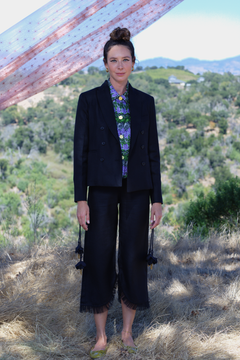 Black Linen Blazer, Ananda