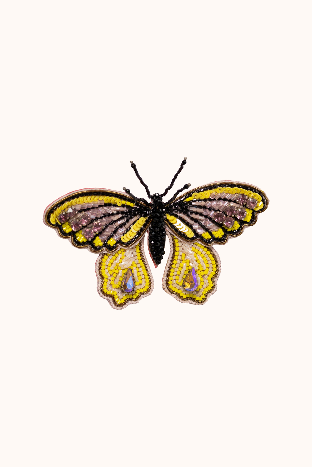 Butterfly Beaded Hair Clip