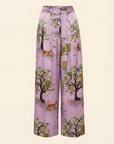 Lilac Shanti Tiger Pleat Pant