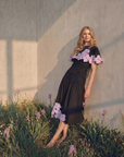The Prana Bloom Black Cotton Cape
