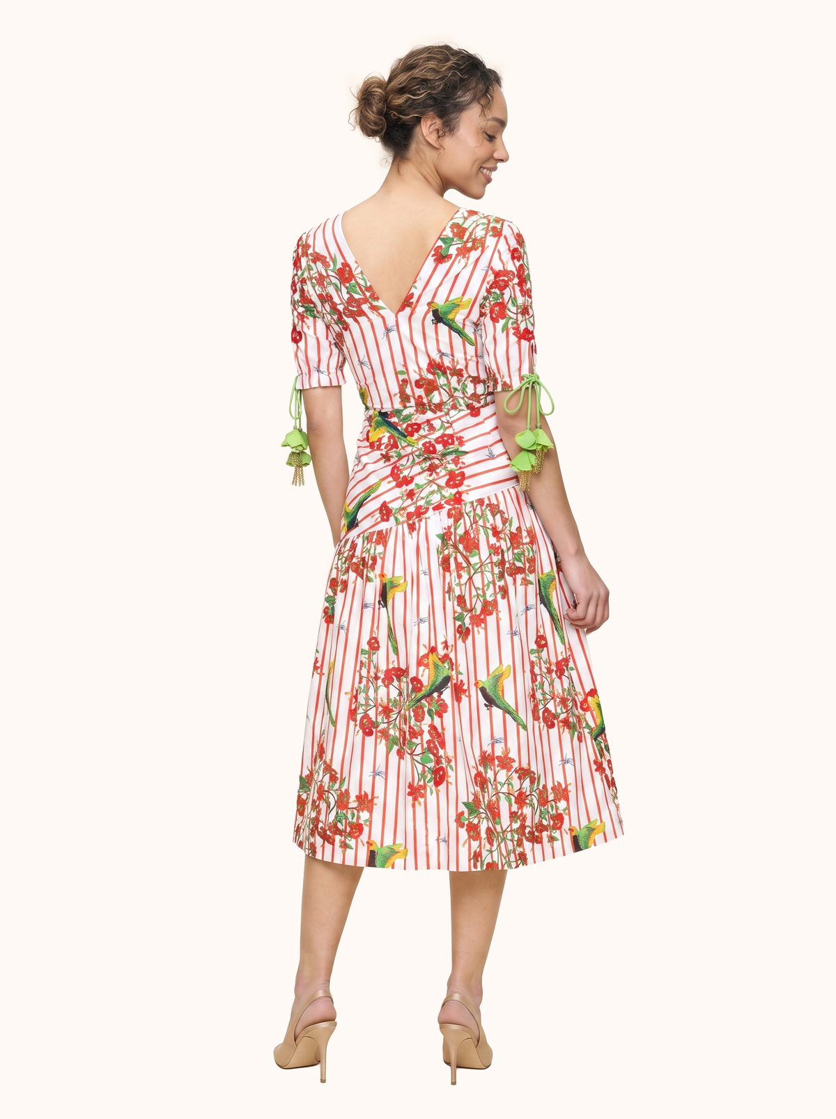 The Maya Striped Cotton Dress
