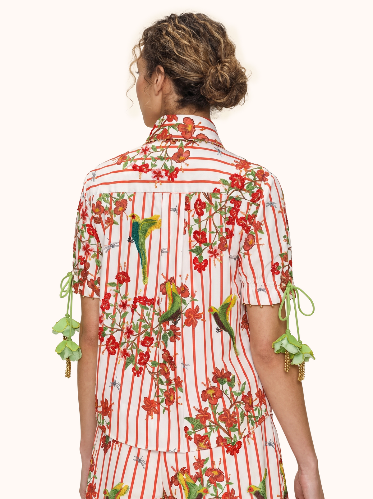 The Maya Striped Cotton Shirt