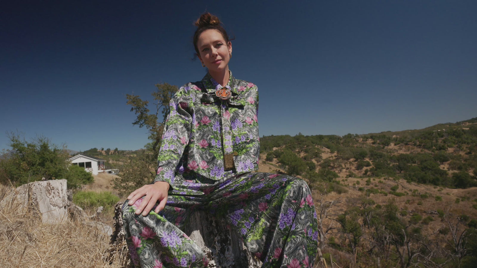 Tiger Garden Viscose Blouse, product video